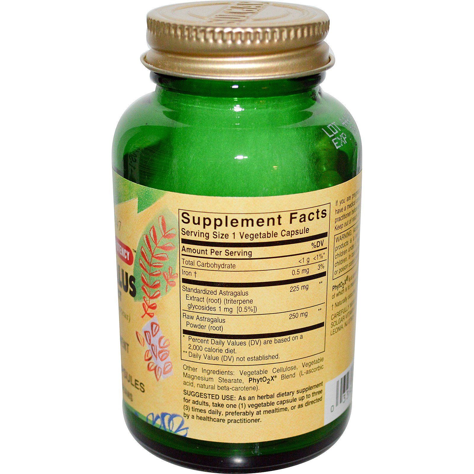 Solgar, Astragalus Root Extract, 60 Veggie Caps iHerb