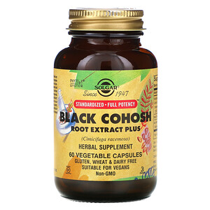 Солгар, Black Cohosh Root Extract Plus, 60 Vegetable Capsules отзывы покупателей