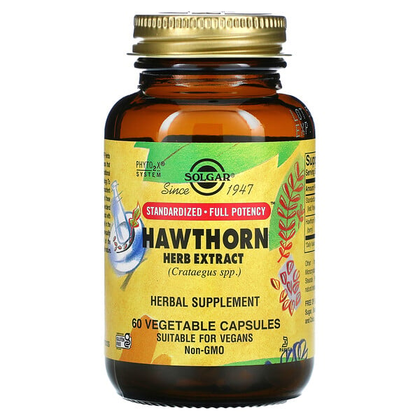 Hawthorne Herb Extract, 60 Vegetable Capsules