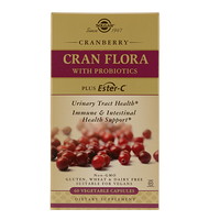 Cran Flora, с пробиотиками, 60 вегетарианских капсул - изображение