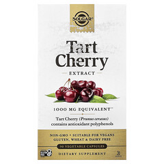 Tart Cherry Extract, 1000 mg, 90 Vegetable Capsules