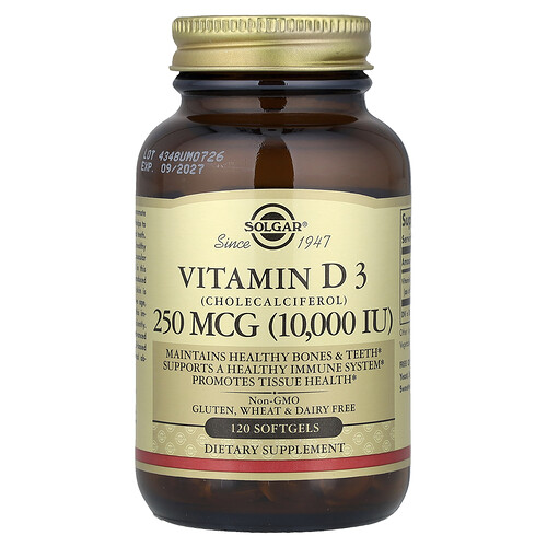 Vitamin D3 (Cholecalciferol) 10,000 IU