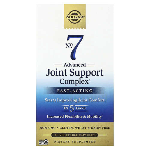 Solgar No.7, Advanced Joint Support Complex, 60 Vegetable Capsules