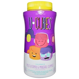 Solgar, U-Cubes, жевательные витамины и минералы для детей, 120 жевательных конфет инструкция, применение, состав, противопоказания