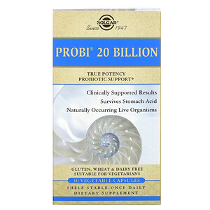 Отзывы о Солгар, Probi 20 Billion, 30 Vegetable Capsules