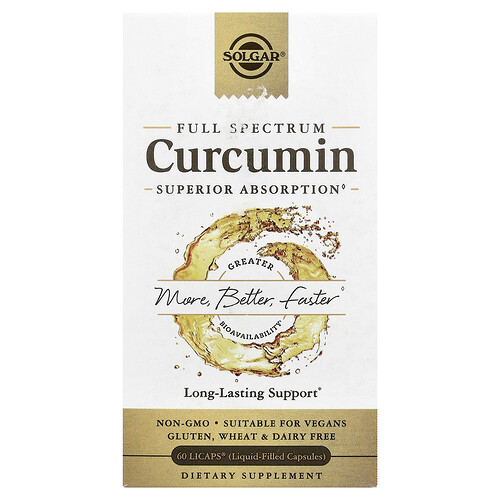 Solgar, Full Spectrum Curcumin, 60 LiCaps®