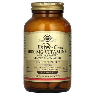 Solgar, Ester-C Plus, C Vitamini, 1.000 mg, 90 Tablet