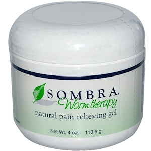 Отзывы о Сомбра Профешэнэл Терапи, Warm Therapy, Natural Pain Relieving Gel, 4 oz (113.6 g)