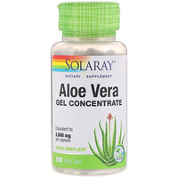 Aloe Vera Gel Concentrate, 100 VegCaps - изображение