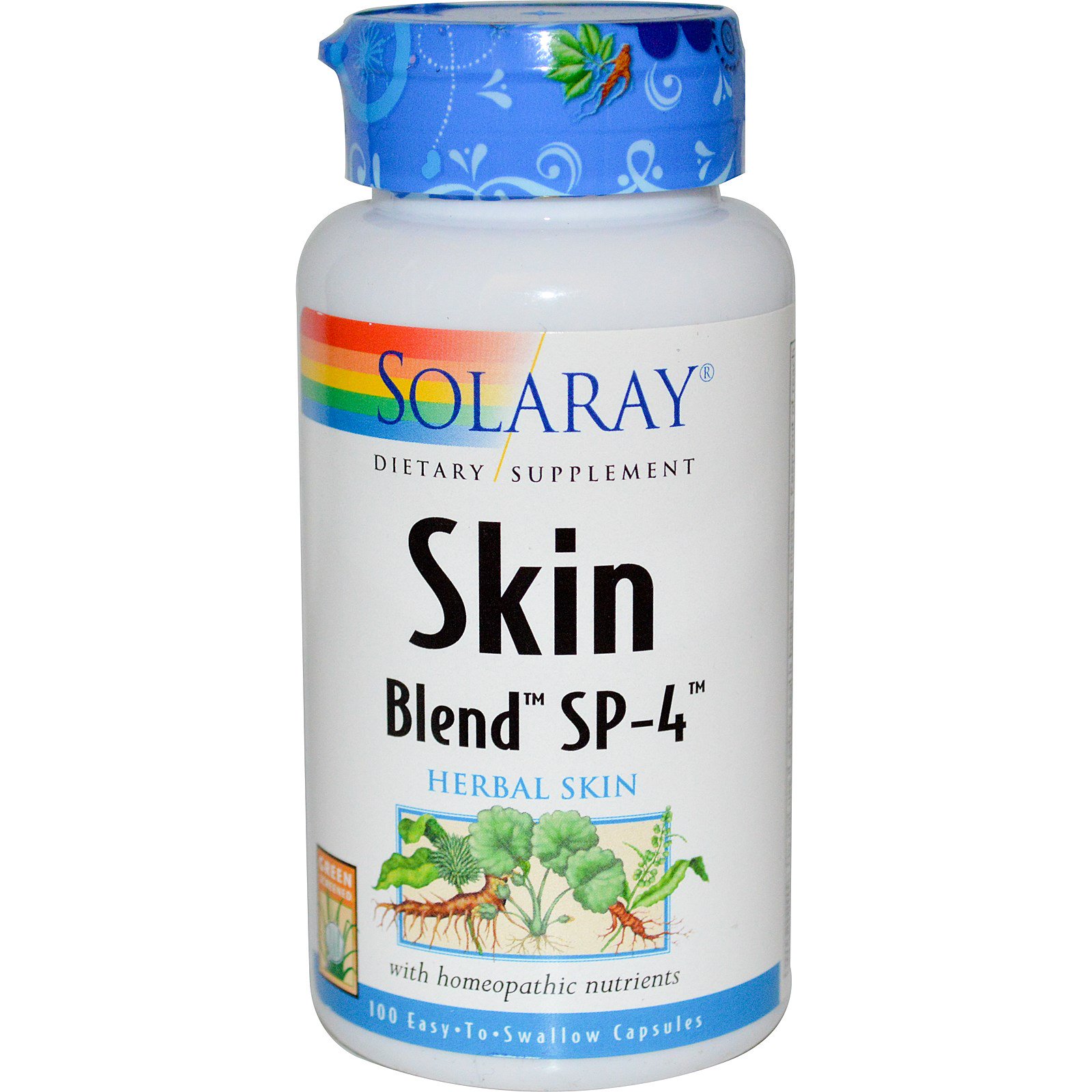 Solaray Skin Blend Sp 4 100 Capsules Iherb