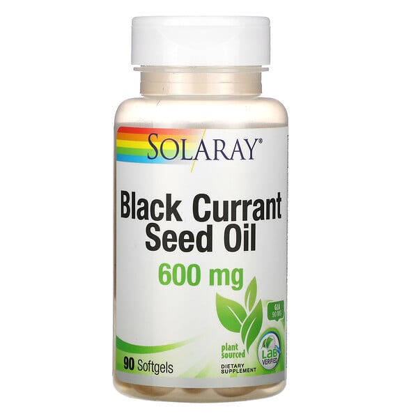 Black Currant Seed Oil, 600 mg, 90 Softgels