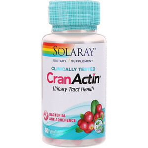 Отзывы о Соларай, CranActin, Urinary Tract Health, 60 VegCaps