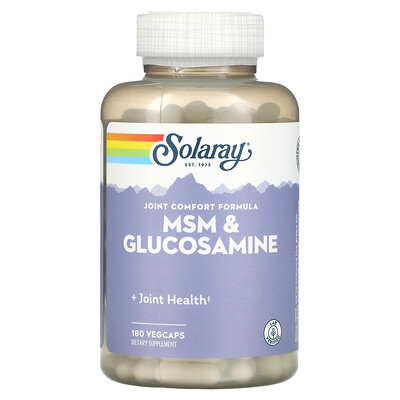 

Solaray MSM & Glucosamine 180 VegCaps