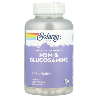 Solaray, MSM ve Glukozamin, 180 VegCaps