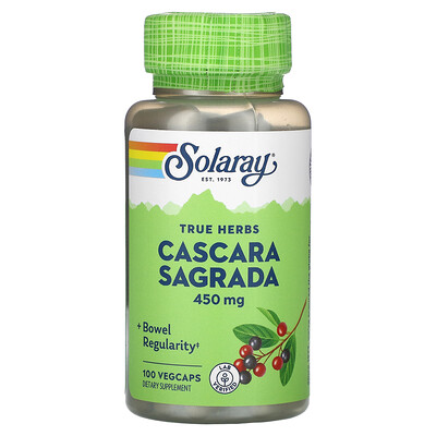 

Solaray Cascara Sagrada 450 mg 100 VegCaps