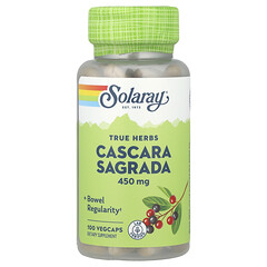 True Herbs, японська трава (Cascara sagrada), 450 мг, 100 капсул VegCap