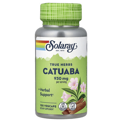 Photos - Vitamins & Minerals Solaray , True Herbs, Catuaba, 100 VegCaps SOR-01127 (465 mg per Capsule)