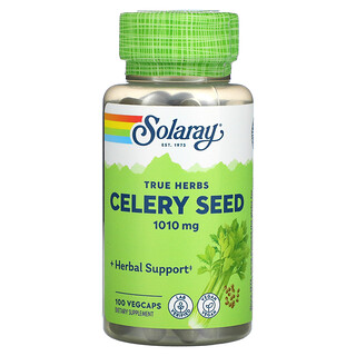 Solaray, Semente de Aipo, 505 mg, 100 Cápsulas Vegetais
