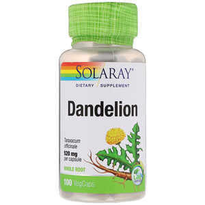 Отзывы о Соларай, Dandelion, 520 mg, 100 VegCaps