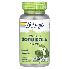 True Herbs, готу кола, 450 мг, 100 капсул VegCap