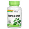 Solaray, Lemon Balm, 475 mg, 100 VegCaps
