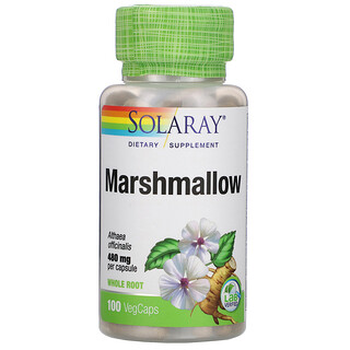 Solaray, Marshmallow, 480 mg, 100 VegCaps