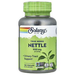 Solaray, 真實草本，蕁麻，900 毫克，180 粒素食膠囊（每粒膠囊 450 毫克）