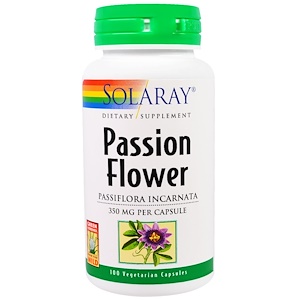 Solaray, Passion Flower, 350 mg, 100 Veggie Caps