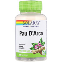Pau D'Arco, 550 mg, 100 VegCaps - изображение