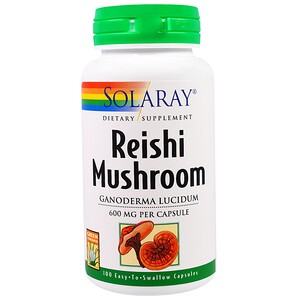 Отзывы о Соларай, Reishi Mushroom, 600 mg, 100 Capsules