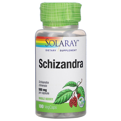 Solaray Schizandra, 580 mg, 100 VegCaps