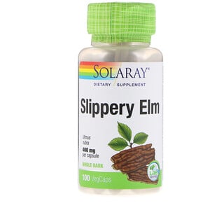 Отзывы о Соларай, Slippery Elm, 400 mg, 100 VegCaps