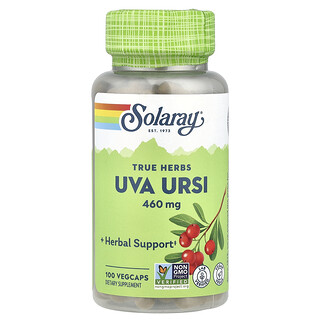 Solaray, True Herbs, Uva Ursi, 460 mg, 100 VegCap