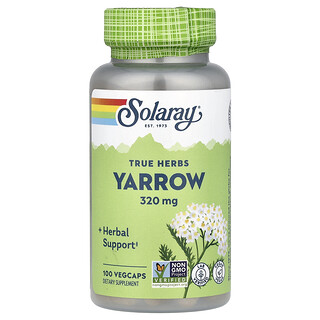 Solaray, Ægte urter, røllike, 320 mg, 100 vegetabilske kapsler
