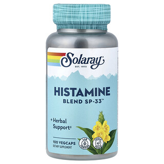 Solaray, Histaminblanding SP-33™, 100 vegetabilske kapsler