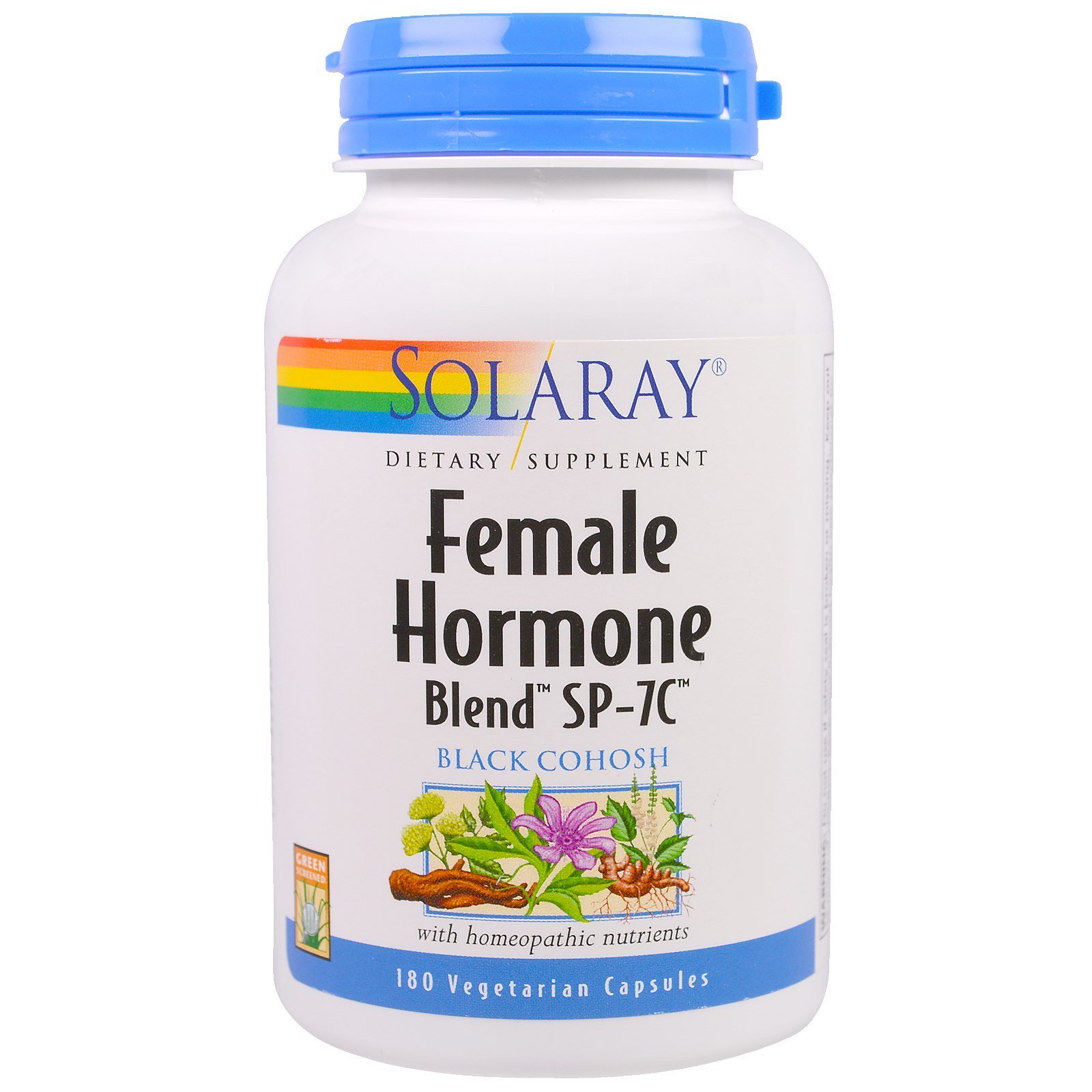 Solaray, Female Hormone Blend Sp-7c, 180 Vegetarian Capsules - Iherb.com