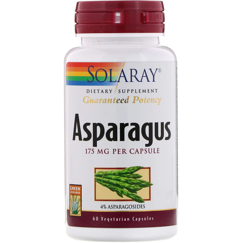 Solaray, Asparagus, 175 mg, 60 Vegetarian Capsules iHerb