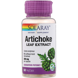 Solaray, Artichoke Leaf Extract, 300 mg, 60 Vegcaps