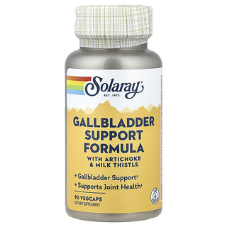 Solaray, Formulă pentru susținerea vezicii biliare, cu anghinare și armurariu, 90 de capsule de legume