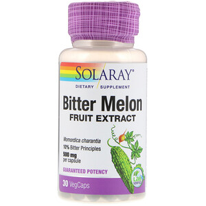 Отзывы о Соларай, Bitter Melon Fruit Extract, 500 mg, 30 VegCaps