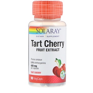 Отзывы о Соларай, Tart Cherry Fruit Extract, 425 mg, 90 VegCaps