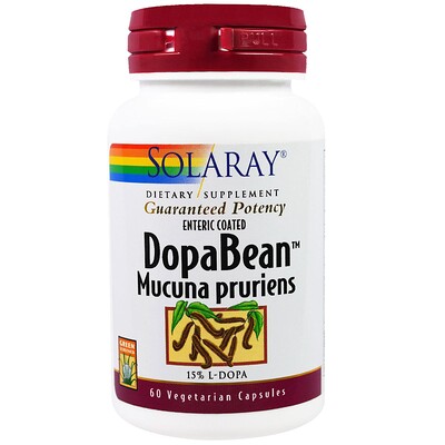 

DopaBean, мукуна жгучая, 60 вегетарианских капсул