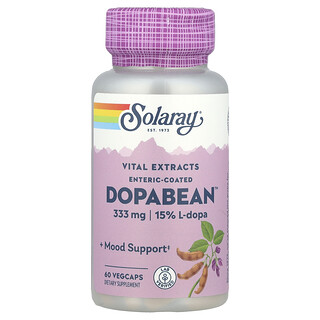 Solaray, Vital Extracts, DopaBean™, 60 капсул VegCap