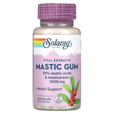 

Solaray Mastic Gum 500 mg 45 VegCaps