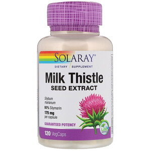 Отзывы о Соларай, Milk Thistle Seed Extract, 175 mg, 120 VegCaps