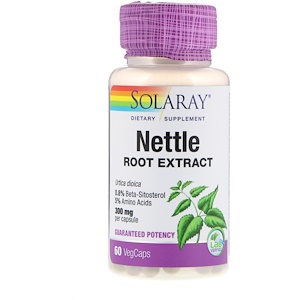 Соларай, Nettle Root Extract, 300 mg, 60 VegCaps отзывы