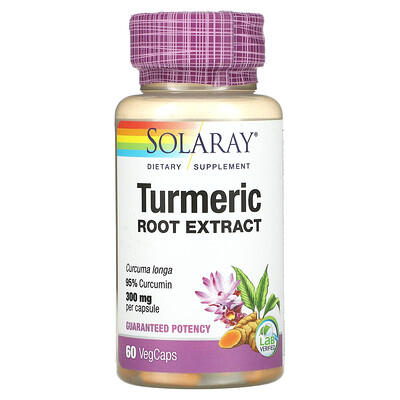 

Solaray Turmeric Root Extract 300 mg 60 VegCaps