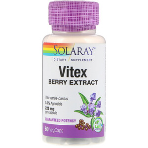 Отзывы о Соларай, Vitex Berry Extract, 225 mg, 60 VegCaps