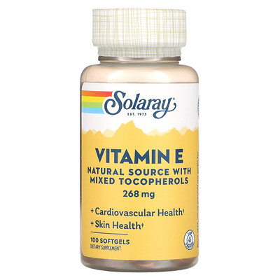 

Solaray Vitamin E 268 mg 100 Softgels