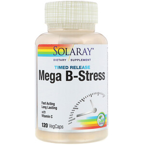 Отзывы о Соларай, Mega B-Stress, Timed-Release, 120 VegCaps
